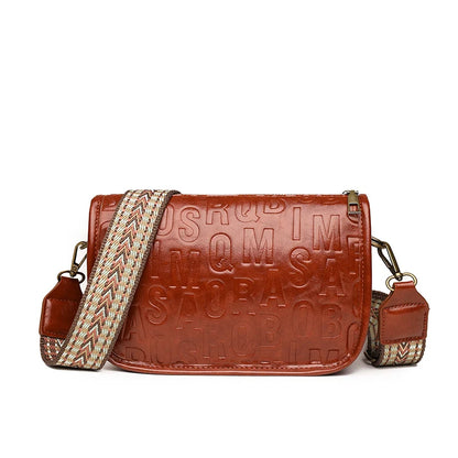 Fashion Letter Messenger Bag For Women Luxury High Quality PU Leather Ladies Handbag Crossbody Shoulder Bag Female Purse Sacs