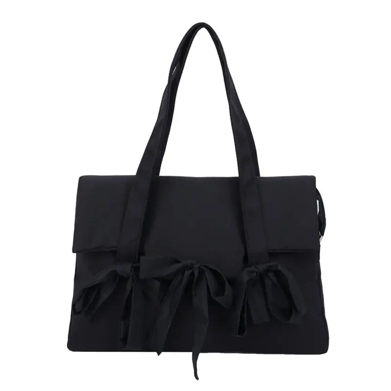 Fashion Lolita Girls Gothic Dark Laptop HandBags Briefcases Women Student School Tie Rod Strap Traveling Shoulder bags