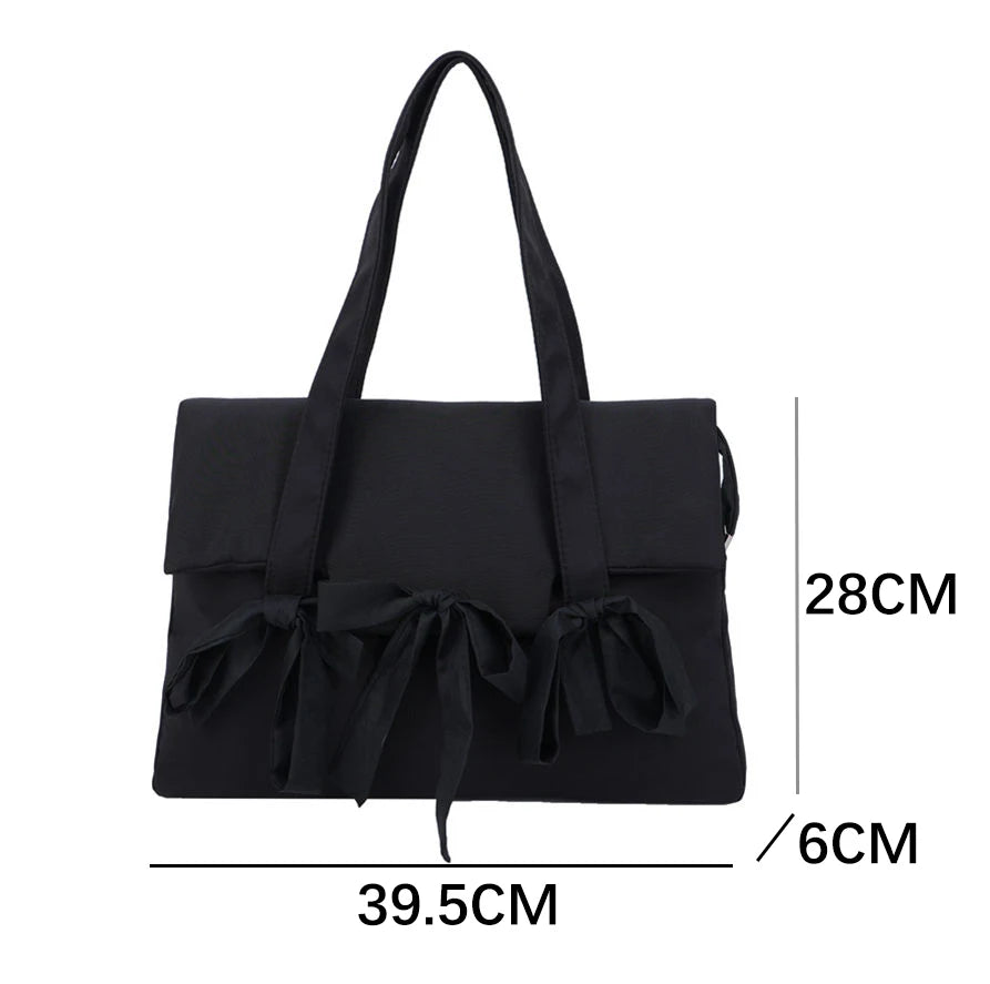 Fashion Lolita Girls Gothic Dark Laptop HandBags Briefcases Women Student School Tie Rod Strap Traveling Shoulder bags