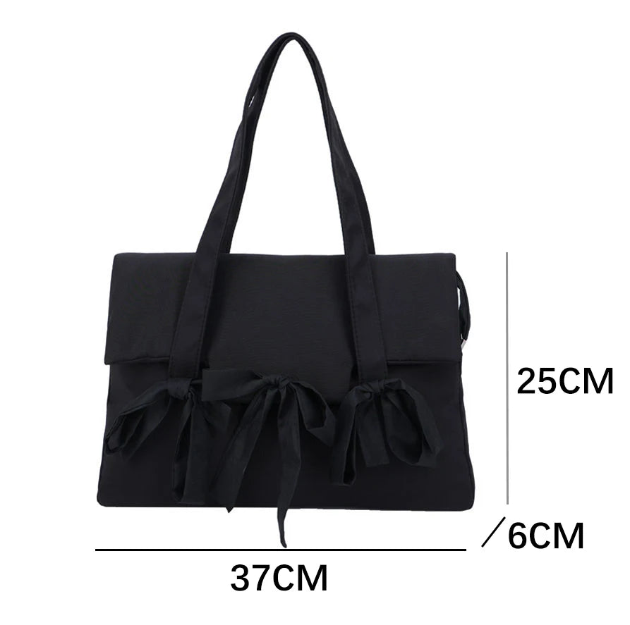 Fashion Lolita Girls Gothic Dark Laptop HandBags Briefcases Women Student School Tie Rod Strap Traveling Shoulder bags