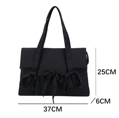 Fashion Lolita Girls Gothic Dark Laptop HandBags Briefcases Women Student School Tie Rod Strap Traveling Shoulder bags