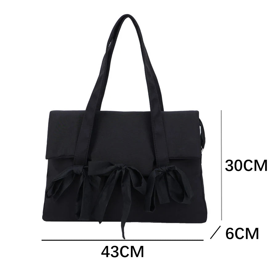 Fashion Lolita Girls Gothic Dark Laptop HandBags Briefcases Women Student School Tie Rod Strap Traveling Shoulder bags