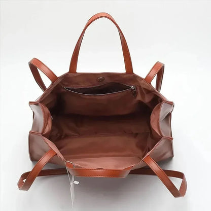 Fashion Luxury Designer Female Shoulder Handbag PU Leather Men's Messenger Large Tote Bags 2024 Wallets for Women