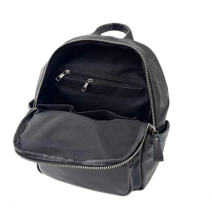 Fashion Luxury Genuine Leather Shoulder Backpacks Large Capacity Travel Bag Waterproof Wear-resistant Compute Bags Mochila