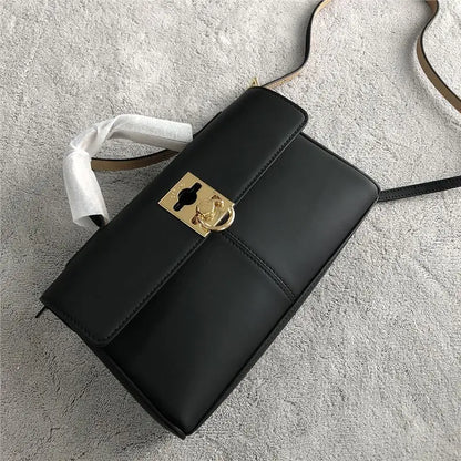 Fashion Luxury Ladies Handbag High Quality Stance Wallet Genuine Leather Designer Square Bag Commuter Crossbody Shoulder Bag