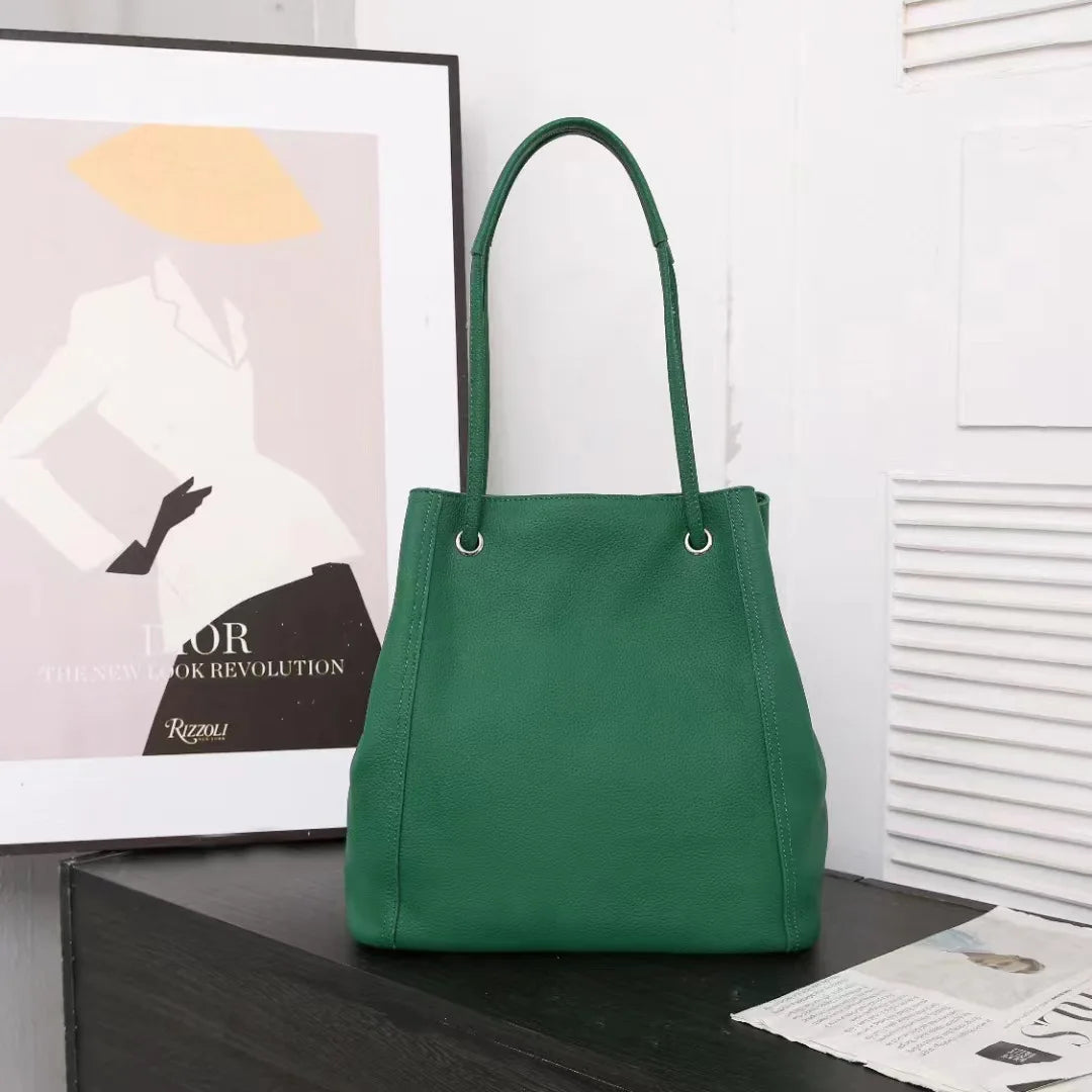 Fashion Luxury Large Capacity Tote Women Shoulder Bags 2024 New Solid Color All-match Underarm Handbags Minority Designer Bolsos