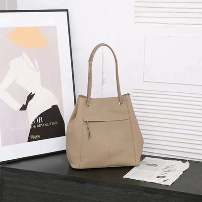 Fashion Luxury Large Capacity Tote Women Shoulder Bags 2024 New Solid Color All-match Underarm Handbags Minority Designer Bolsos