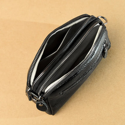 Fashion Luxury Solid Color Cowhide Women Bags Handbag High Quality Genuine Leather Female Shoulder Crossbody Bag Ladies Tote Sac