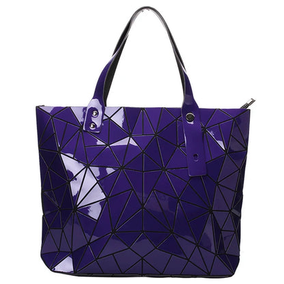 Fashion Luxury bag Women Top-Handle Bag New Designer Famous Brand Lady Shoulder Bag Bright Geometry Female Handbags Totes
