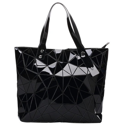 Fashion Luxury bag Women Top-Handle Bag New Designer Famous Brand Lady Shoulder Bag Bright Geometry Female Handbags Totes