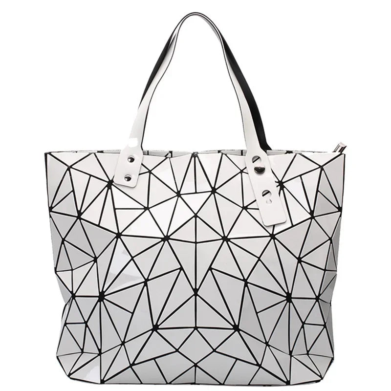 Fashion Luxury bag Women Top-Handle New Designer Famous Brand Lady Shoulder Bag Bright Geometry Female Handbags Totes