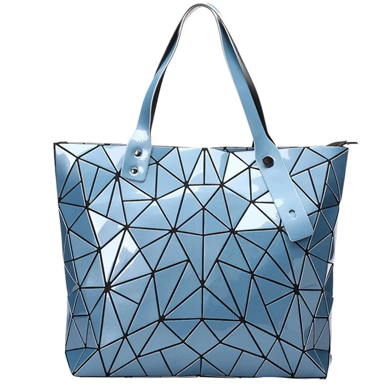 Fashion Luxury bag Women Top-Handle New Designer Famous Brand Lady Shoulder Bag Bright Geometry Female Handbags Totes