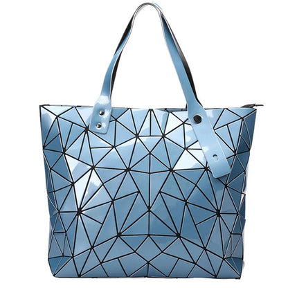 Fashion Luxury bag Women Top-Handle New Designer Famous Brand Lady Shoulder Bag Bright Geometry Female Handbags Totes