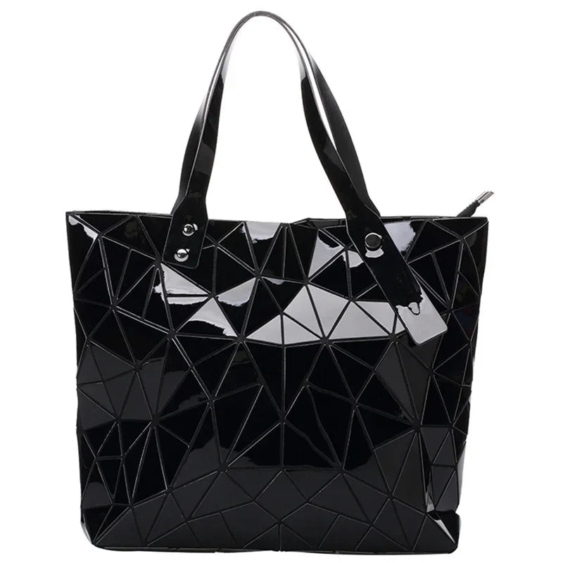 Fashion Luxury bag Women Top-Handle New Designer Famous Brand Lady Shoulder Bag Bright Geometry Female Handbags Totes