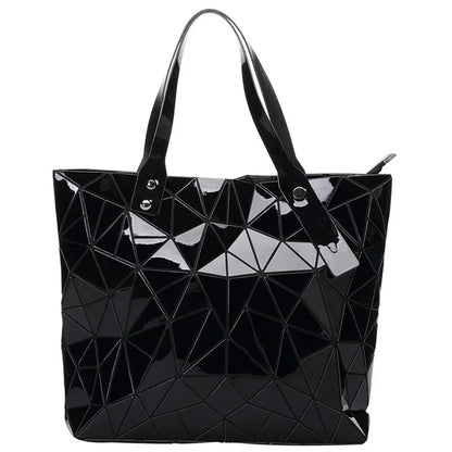 Fashion Luxury bag Women Top-Handle New Designer Famous Brand Lady Shoulder Bag Bright Geometry Female Handbags Totes