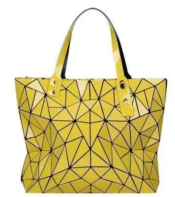 Fashion Luxury bag Women Top-Handle New Designer Famous Brand Lady Shoulder Bag Bright Geometry Female Handbags Totes