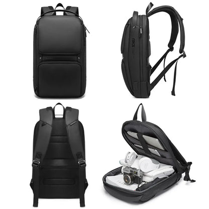 Fashion Men Backpack Business Large Slim 15'' Laptop Multi Function USB Charging Travel Backpack School Bag Teenager Quality
