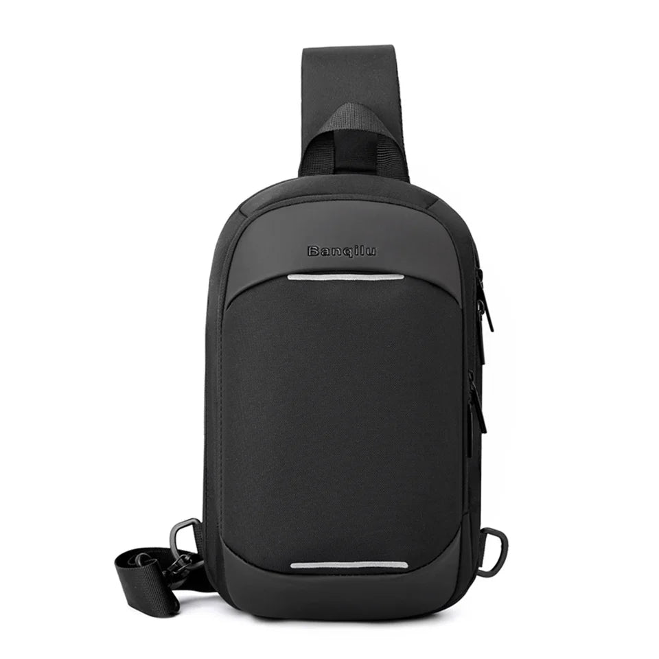 Fashion Men Clutch Phone Pocket For Men Money Purse Handbag Multifunctional Chest Pack Zipper Bag