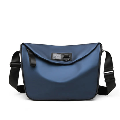 Fashion Men Crossbody Bag Plush Lightweight Tote Zipper Top-handle Package Travel Shoulder Bag