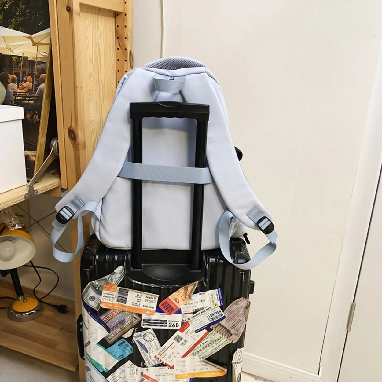 Fashion Men Lady Reflect Light Laptop High Capacity Women College Backpack Female Waterproof Book Bag Boy Travel School Bag Girl