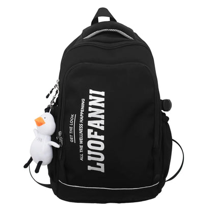 Fashion Men Lady Reflect Light Laptop High Capacity Women College Backpack Female Waterproof Book Bag Boy Travel School Bag Girl