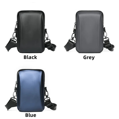 Fashion Men Mini Crossbody Bag & Handbag Clips Phone Packet Man Clutch Wallet Man Small Purse Nylon Shoulder Bags