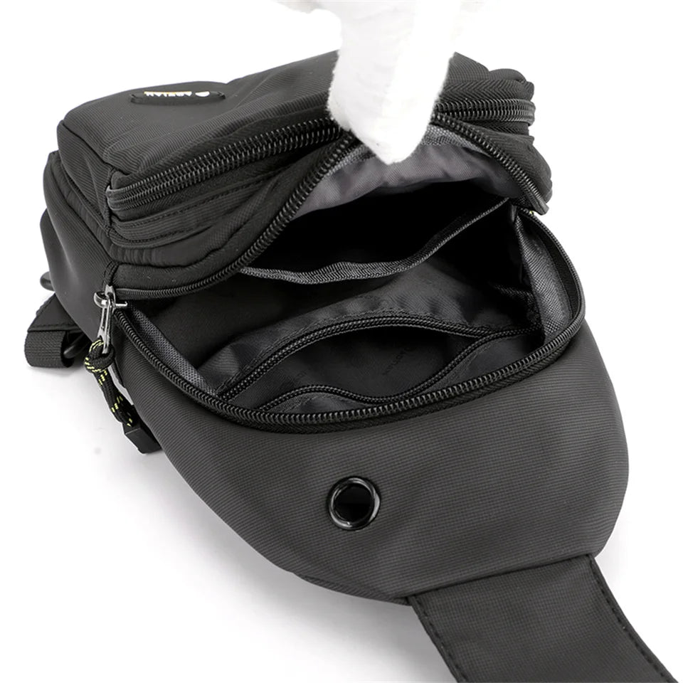 Fashion Men Waist Packs Travel Pack Wallet Bum Bag Pouch Sling Bags Male Crossbody Bag Shoulder Bag