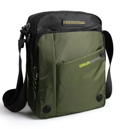 Fashion Men Waterproof Oxford Cloth Zipper Shoulder Bag High Quality Messenger Bags Four Colors Optional