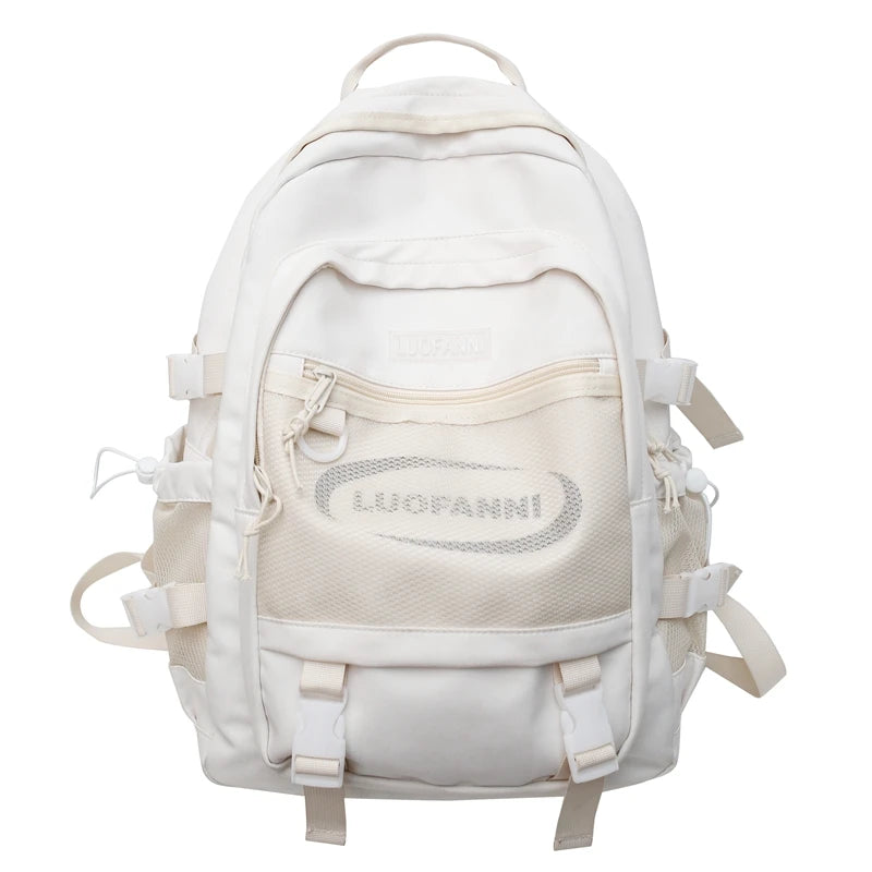 Fashion Men Women High Capacity Mesh Bag Waterproof New Lady Male Backpack Female Net Bag Girl Boy Travel School Backpack Trendy
