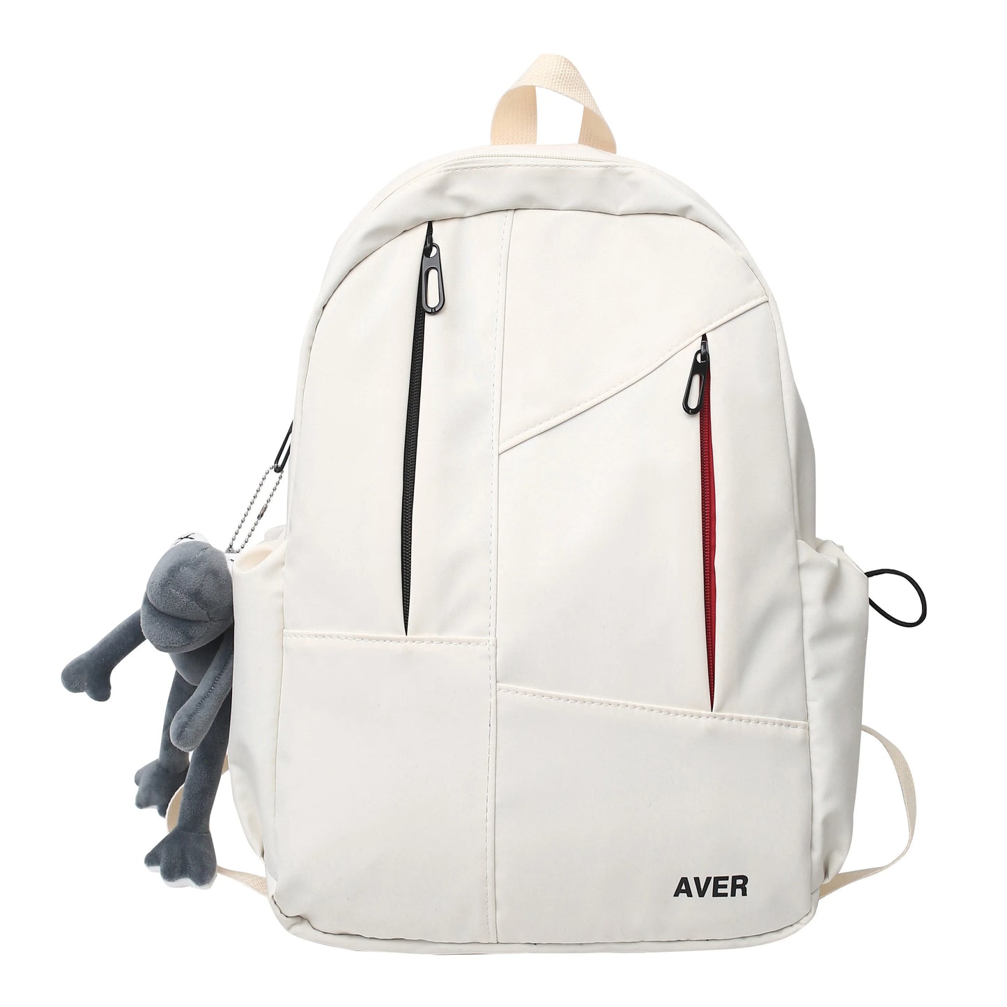 Fashion Men Women School Backpack Female Male Trendy Cool College Bag Travel Girl Boy Solid Color Book Backpack Lady Student Bag