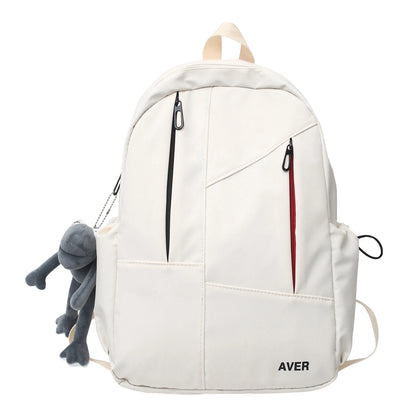 Fashion Men Women School Backpack Female Male Trendy Cool College Bag Travel Girl Boy Solid Color Book Backpack Lady Student Bag