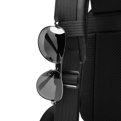 Fashion Men's Bag Shoulder Bag Multifunction Anti-theft Waterproof Male Crossbody Bag Casual Short Trip Chest Pack USB Charging