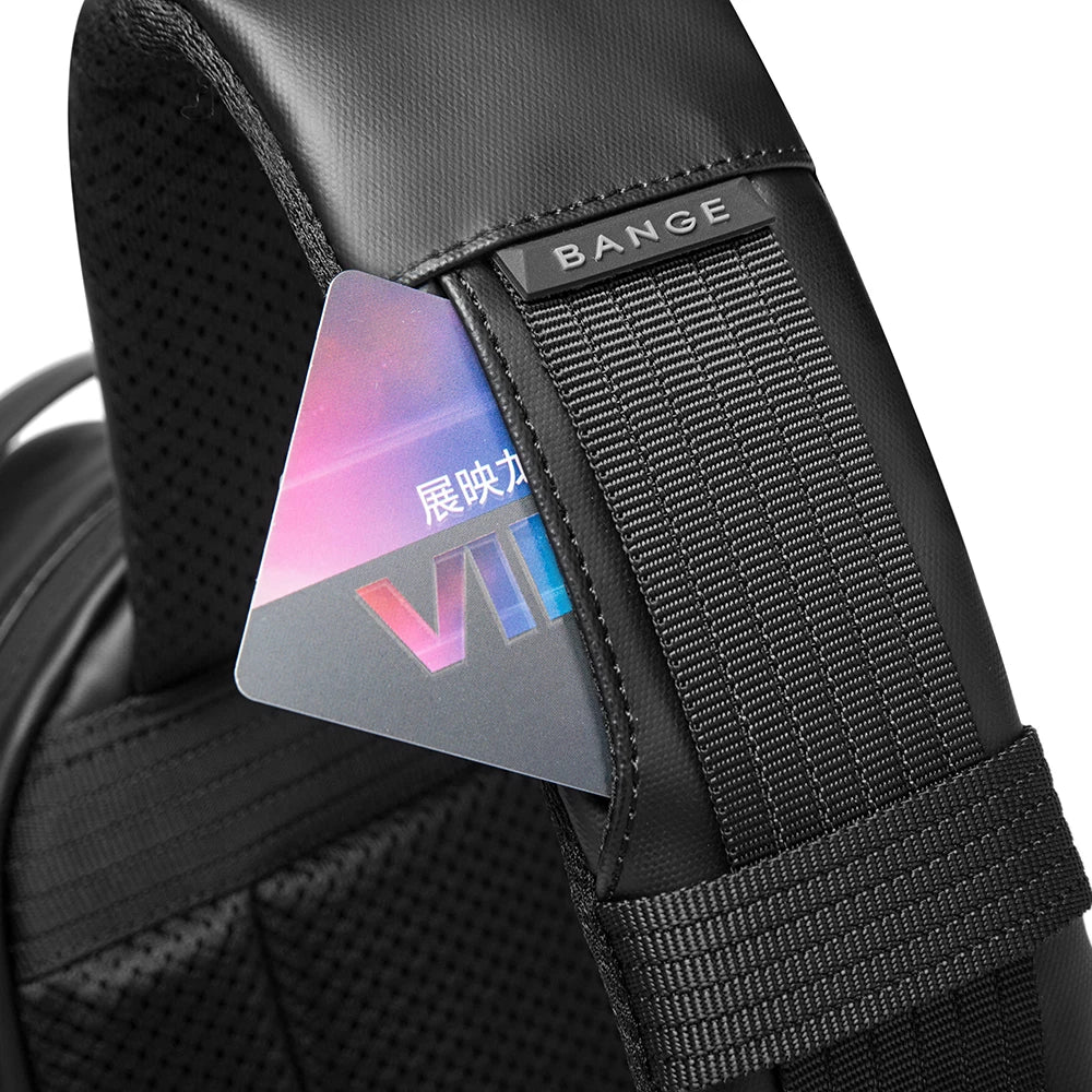 Fashion Men's Bag Shoulder Bag Multifunction Anti-theft Waterproof Male Crossbody Bag Casual Short Trip Chest Pack USB Charging