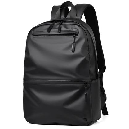 Fashion Men's Casual Backpack Black Waterproof Laptop  Backpack Soft Lightweight School Bag Large Capacity Travel Bag