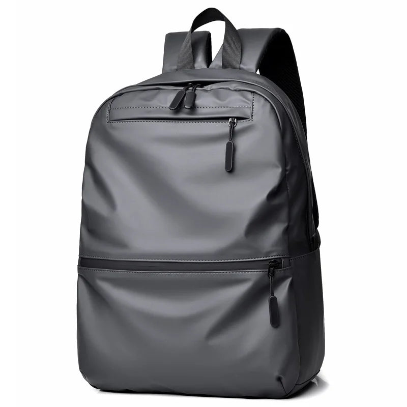 Fashion Men's Casual Backpack Black Waterproof Laptop  Backpack Soft Lightweight School Bag Large Capacity Travel Bag