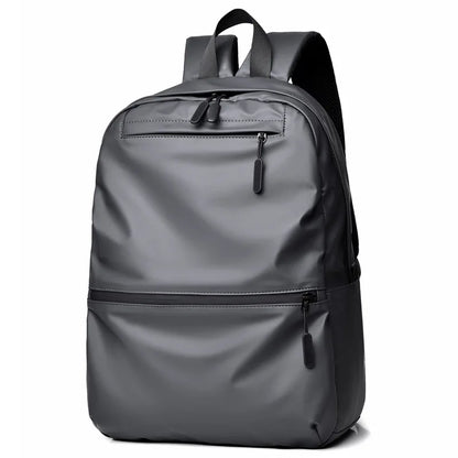 Fashion Men's Casual Backpack Black Waterproof Laptop  Backpack Soft Lightweight School Bag Large Capacity Travel Bag