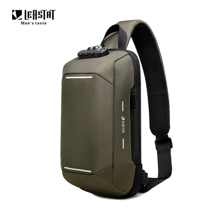 Fashion Men's Chest Bag Leisure Light Sports Cycling Bag Trendy Messenger Bag Travel Crossbody Shoulder Bags