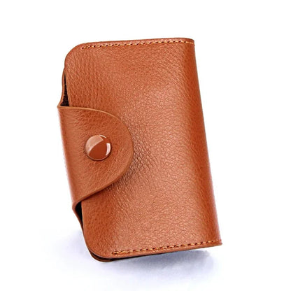 Fashion Men's and Women's Multi-color Real Leather Case Multi-card Bag / Credit Card Holder