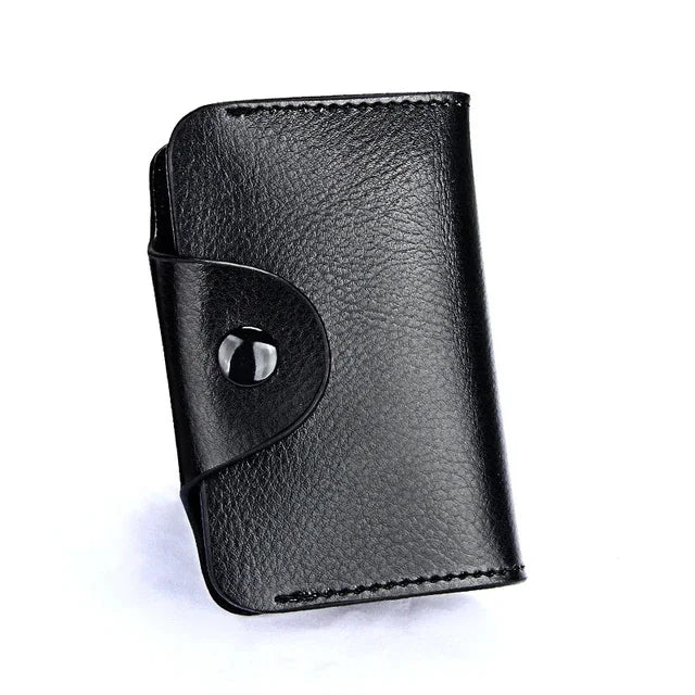 Fashion Men's and Women's Multi-color Real Leather Case Multi-card Bag / Credit Card Holder