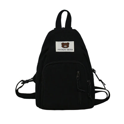 Fashion Mini Backpack Multifunctional Shopping Small Backpack Casual All Match Chest Bag Messenger Bag Mochila Female