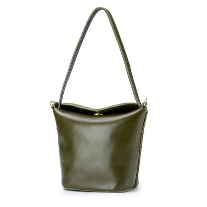 Fashion Mini Coin Purse for Women Girl Genuine Leather Cute Handbag Small Bucket Bag for Earphone Coins Wallet Bag Porte Monnaie