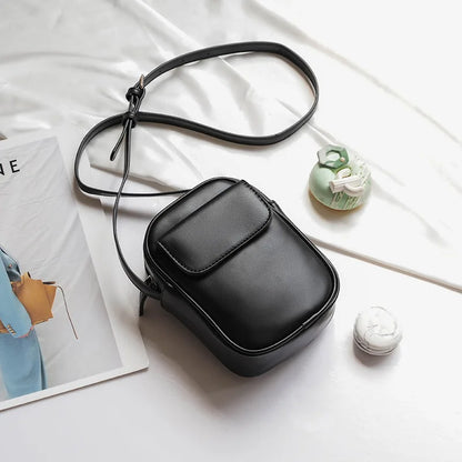 Fashion Mini Mobile Phone Bag Crossbody Bags Large Capacity Women Small Shoulder Bag PU Leather Luxury Designer Handbag Purses
