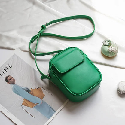 Fashion Mini Mobile Phone Bag Crossbody Bags Large Capacity Women Small Shoulder Bag PU Leather Luxury Designer Handbag Purses