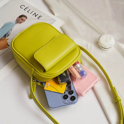 Fashion Mini Mobile Phone Bag Crossbody Bags Large Capacity Women Small Shoulder Bag PU Leather Luxury Designer Handbag Purses