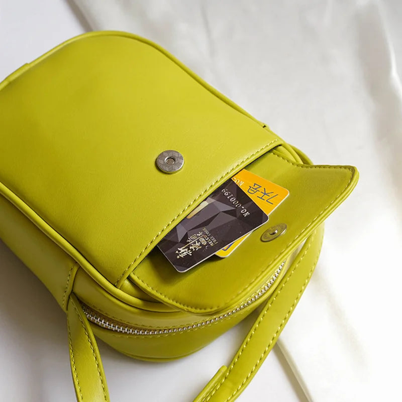 Fashion Mini Mobile Phone Bag Crossbody Bags Large Capacity Women Small Shoulder Bag PU Leather Luxury Designer Handbag Purses