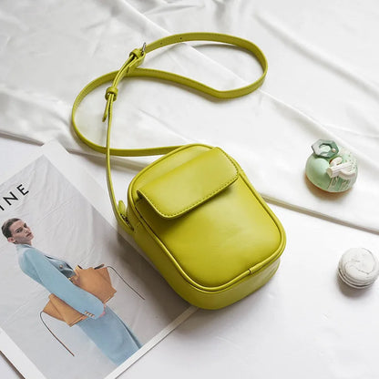 Fashion Mini Mobile Phone Bag Crossbody Bags Large Capacity Women Small Shoulder Bag PU Leather Luxury Designer Handbag Purses