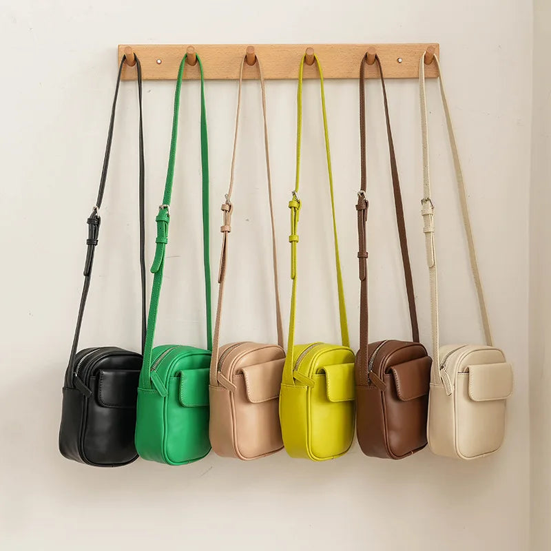 Fashion Mini Mobile Phone Bag Crossbody Bags Large Capacity Women Small Shoulder Bag PU Leather Luxury Designer Handbag Purses