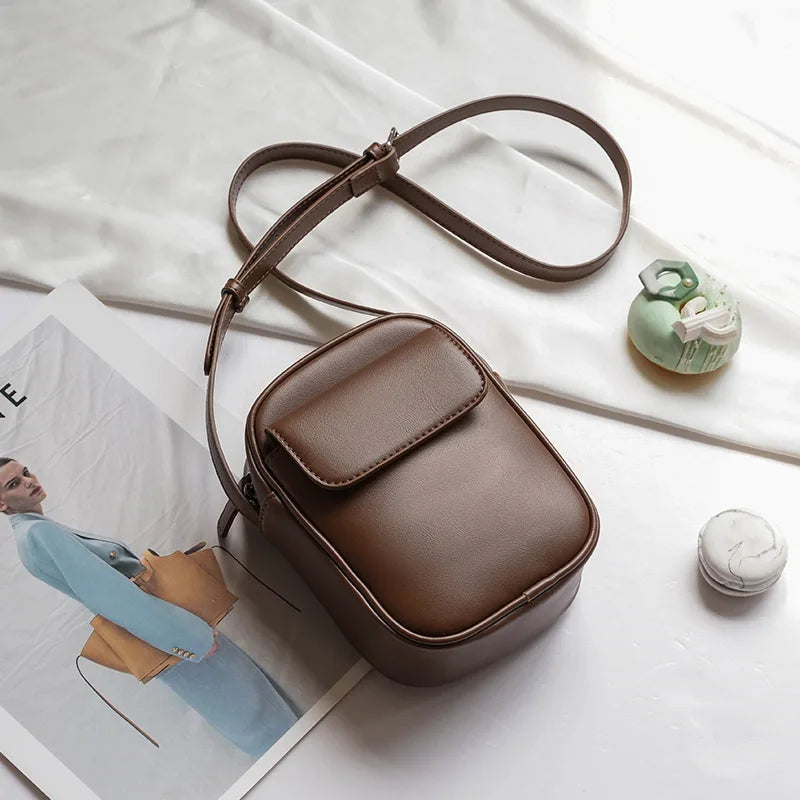 Fashion Mini Mobile Phone Bag Crossbody Bags Large Capacity Women Small Shoulder Bag PU Leather Luxury Designer Handbag Purses