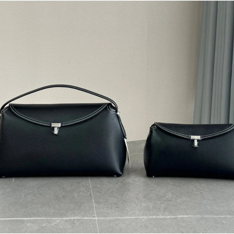 Fashion Minority Designer Exquisite Handbags Latch Flap Lychee Pattern Cowhide Purses Commuter Luxury Crossbody Shoulder Bags