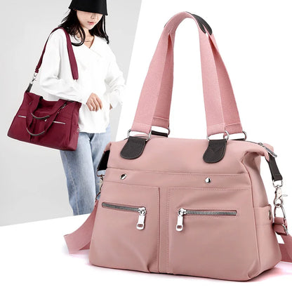 Fashion Multi-pocket Soft Nylon Shoulder Crossbody Bags Handbags Women Bags Designer Messenger Bag Purses and Handbags